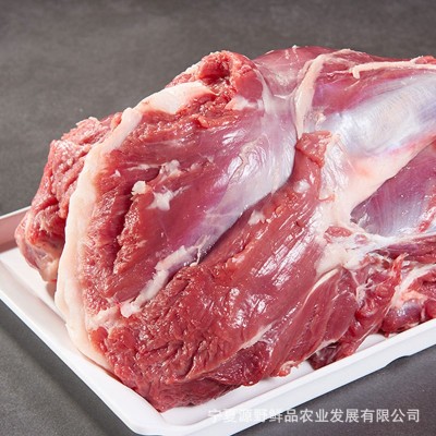 后腿剔骨肉宁夏盐池滩羊1000克冷冻鲜羊肉清真烧烧食材涮羊肉包邮图2