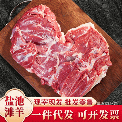 后腿剔骨肉宁夏盐池滩羊1000克冷冻鲜羊肉清真烧烧食材涮羊肉包邮