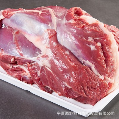 后腿剔骨肉宁夏盐池滩羊1000克冷冻鲜羊肉清真烧烧食材涮羊肉包邮图4