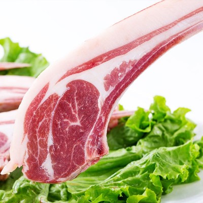 法式羊排肋排宁夏滩羊肉羔羊肋排生鲜羊排烧烤食材图5