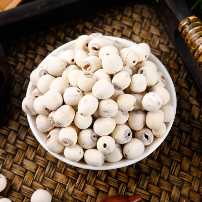 湖北莲田磨皮莲子500g洪湖干莲子干货湖北特产磨皮白莲子无芯去芯图2