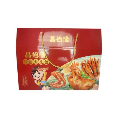 春节过节送礼虎皮鸭翅125g*4熏烤鸡*2虎皮凤爪125g*2即食礼盒包装图5