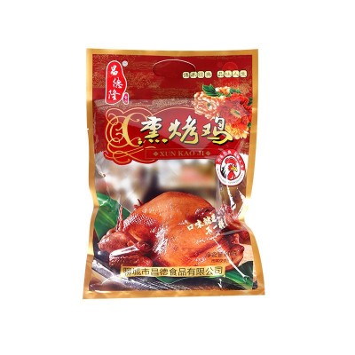 批发熏鸡烧鸡600g卤味手撕扒鸡鸡肉类熟食小吃厂家开袋即食熏鸡肉图4