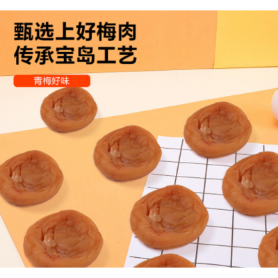 梅百华散装陈皮梅饼果脯蜜饯开胃孕妇小吃办公室休闲食品批发1kg图5