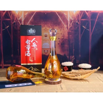 吉林东北人参酒 53度人参鹿茸血酒人参虫草酒整箱批发一件代发图3