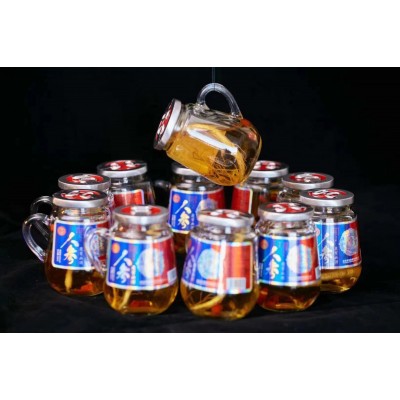 长白山人参虫草酒 鹿鞭松茸酒产地直发 厂家现货礼盒鹿茸血酒图3
