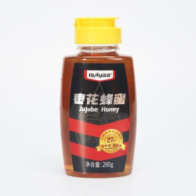 蕊源蜂蜜瓶装支持OEM收口不滴撒新包装280克好蜜有点贵图4