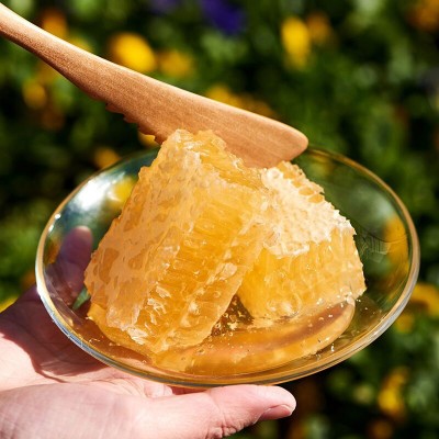 厂家批发蜂巢蜜500g盒装成熟巢蜜荆条蜜百花蜜洋槐蜜土蜂蜜蜂窝蜜图5
