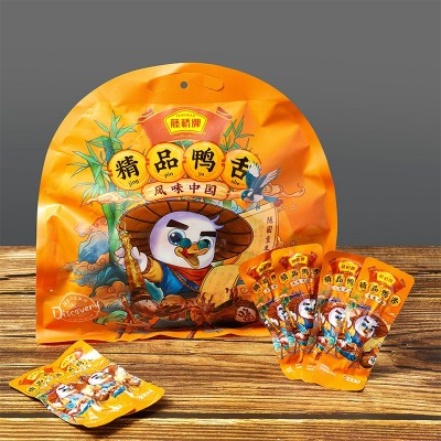 藤桥鸭舌小吃熟食卤味真空包装鸭舌头办公室休闲零食批发厂家散批图4