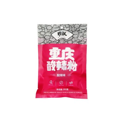 厂家直供正宗雅叔重庆酸辣粉手工红薯粉含调料代理餐饮开店批发图4