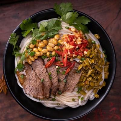 二子米粉桂林米粉原产广西特产牛肉卤菜粉方便速食劲道鲜米线袋装图4