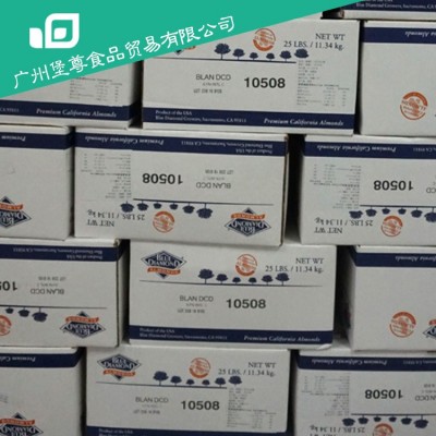 脱皮巴旦木碎3-5mm 美国进口蓝钻牌烘焙巴旦木碎11.34kg/箱图3