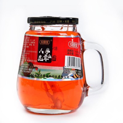 长白山人参鹿茸血酒150ml礼盒42度人参酒礼品酒人参礼盒12瓶/箱图4