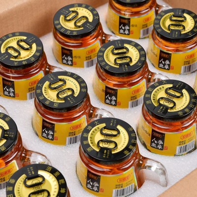 东北特产人参虫草酒42度150ml*12瓶礼盒装人参酒礼品酒人参礼盒图4