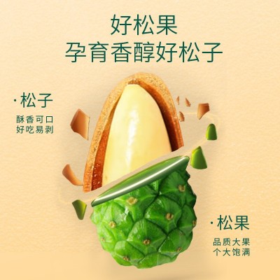 东北开口松子油炸大颗粒炒货零食休闲坚果袋装厂家现货直发代发图5