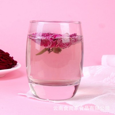 玫瑰花茶云南2022头水花墨红玫瑰烤干玫瑰花冠花茶瓶装批发仟焙佳图5
