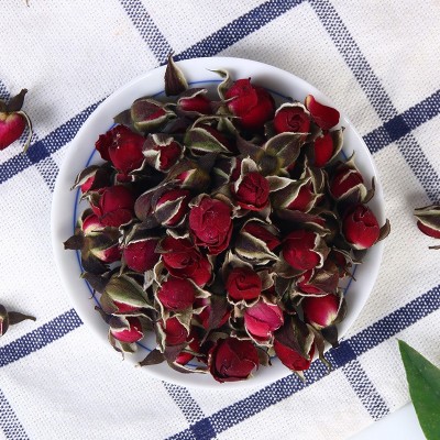 云南花茶金边玫瑰花茶散装批发金边玫瑰批发干玫瑰重瓣玫瑰仟焙佳图2