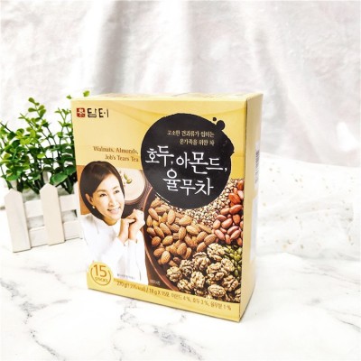 韩国丹特坚果五谷茶薏仁杂粮茶八宝茶小袋装15条270g批发一件代发图3