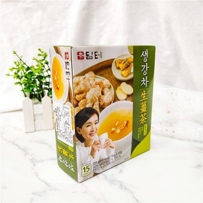 韩国丹特扁核桃仁红枣生姜茶汤小袋条装速溶15条225g批发一件代发图2