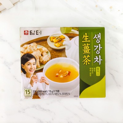 韩国丹特扁核桃仁红枣生姜茶汤小袋条装速溶15条225g批发一件代发图5