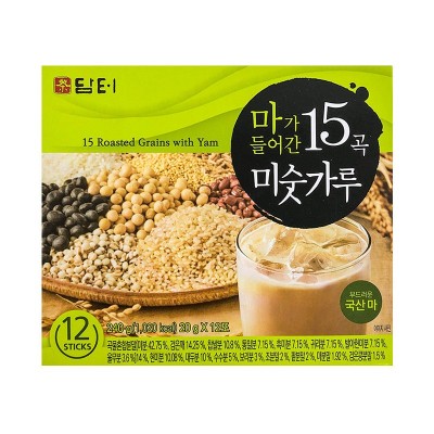 韩国丹特15种山药谷物营养粉早餐食品速食代餐粉冲剂饮品一件代发图3