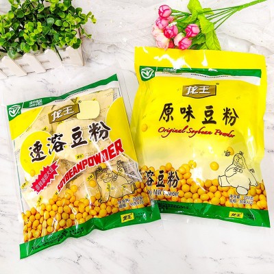 龙王原味豆浆粉冲饮甜味红枣黑豆有机速溶早餐家用小包装一件代发图2