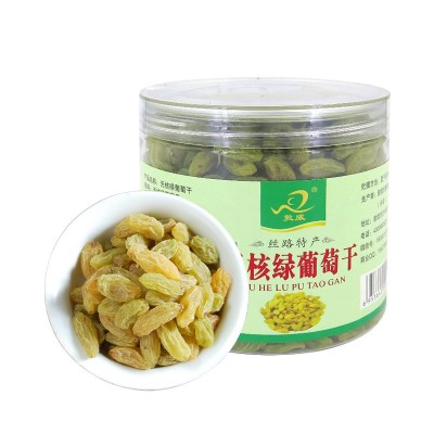 敦煌特产敦威罐装无核绿葡萄干450g 旅游小吃办公室零食果干图4