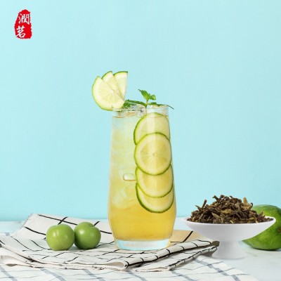 茉莉绿研采购茉莉绿研 散装批发茉莉花香绿茶 奶茶店专用茶叶原料图3