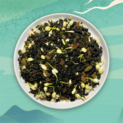 白葡萄茉莉乌龙茶冷泡茶调味乌龙茶散装原料一件代发花果茶茶包图3