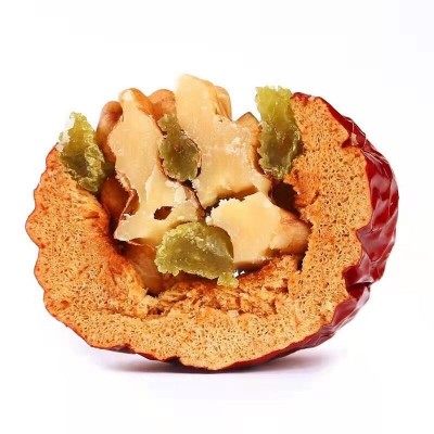 红枣夹核桃葡萄干500g 装新疆特产和田大枣什锦红枣夹核桃仁 直供图5
