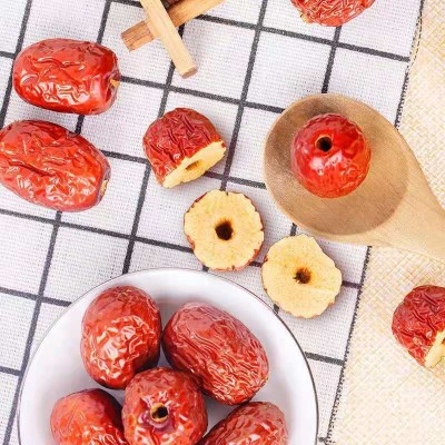 新疆无核即食若羌红枣去核红枣散装空心红枣零食休闲食品厂家直供图2