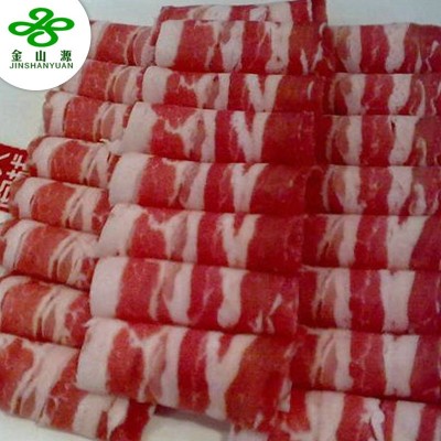 肥牛1号 精制肥牛卷火锅麻辣烫食材批发牛肉片冷冻新鲜雪花牛肉卷图3
