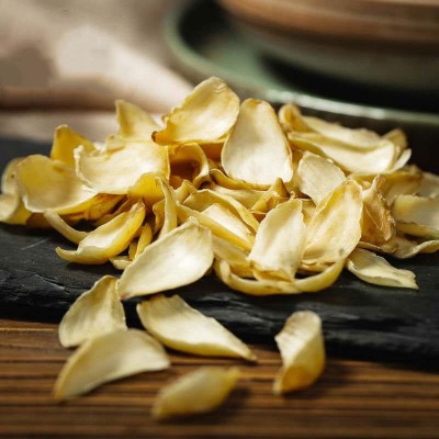 湖南特产龙牙百合干片 原色食用百合干货 莲子银耳百合搭档批发图2