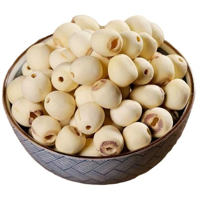 磨皮无芯白莲子干货500g新货小粒去芯磨皮白莲无硫湘潭湘莲子批发图5