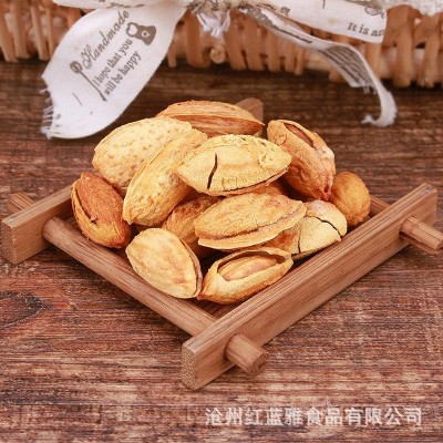 盐焗奶香巴达木纸皮原味巴旦木手剥巴旦木坚果干果炒货150克图2