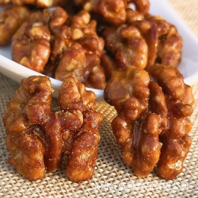 【代发】琥珀酥脆核桃仁罐装100g 糖裹纸皮核桃仁香甜酥脆核桃仁图2