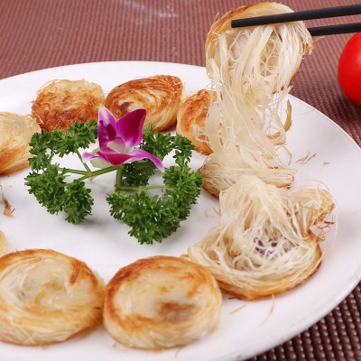 粮安天下金丝饼300g10个千丝饼传统油炸手撕酒店特色糕点点心食材图2