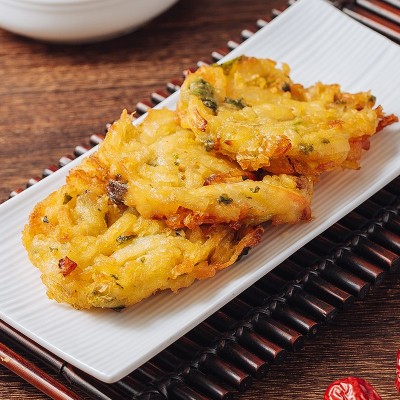 米兰虾饼油炸小吃冷冻香酥饼300g10枚茶餐厅点心速冻半成品天妇罗图3