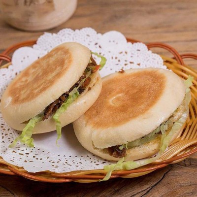 何生记老面饼380g原味老面发酵传统手工老面饼 加热即食 三峡特产图2