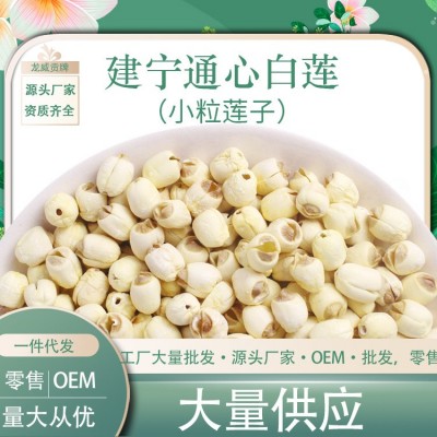 新货福建建莲建宁白莲子干货龙威建宁无芯去芯白蓮子散装小粒批发图2
