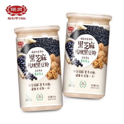 源头厂家 黑芝麻核桃粉黑豆粉桑葚粉 黑芝麻糊粉即食代餐早餐粉粥图2