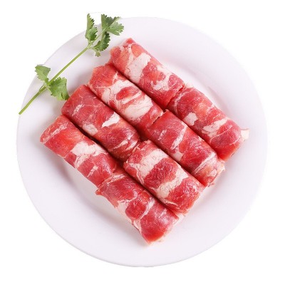 雪花肥牛卷 肥牛片套餐烤肉卷 生鲜肉片澳亚新兰250g/包图2