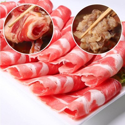 雪花肥牛卷 肥牛片套餐烤肉卷 生鲜肉片澳亚新兰250g/包图3