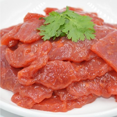 批发爽滑牛肉片 腌制嫩牛肉片 火锅牛肉片 中西餐酒店食材图2
