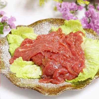 批发爽滑牛肉片 腌制嫩牛肉片 火锅牛肉片 中西餐酒店食材图3