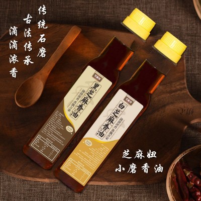 黑芝麻油 小磨香油 芝麻油农家自榨河南特产家用商用厂家现货代发图3