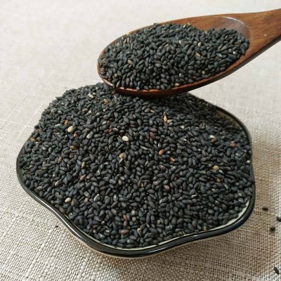 芝麻官 炒熟黑芝麻 厂家直销 食品厂辅料 炒芝麻批发50斤图2