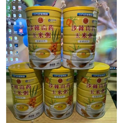 沙棘山药玉米粥500克罐装山药玉米糊社区团购电商旅销折扣店货源图4