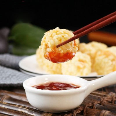 亚洲渔港鱼子酱虾球60个/盒冷冻油炸小吃食品 半成品虾球图3