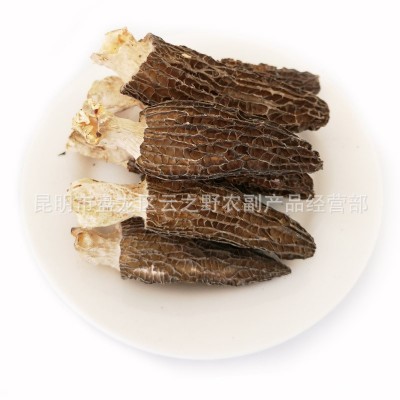 新货带脚羊肚菌干货500g羊肚菇羊肚蘑干菌云南土特产品羊肚菌批发图5